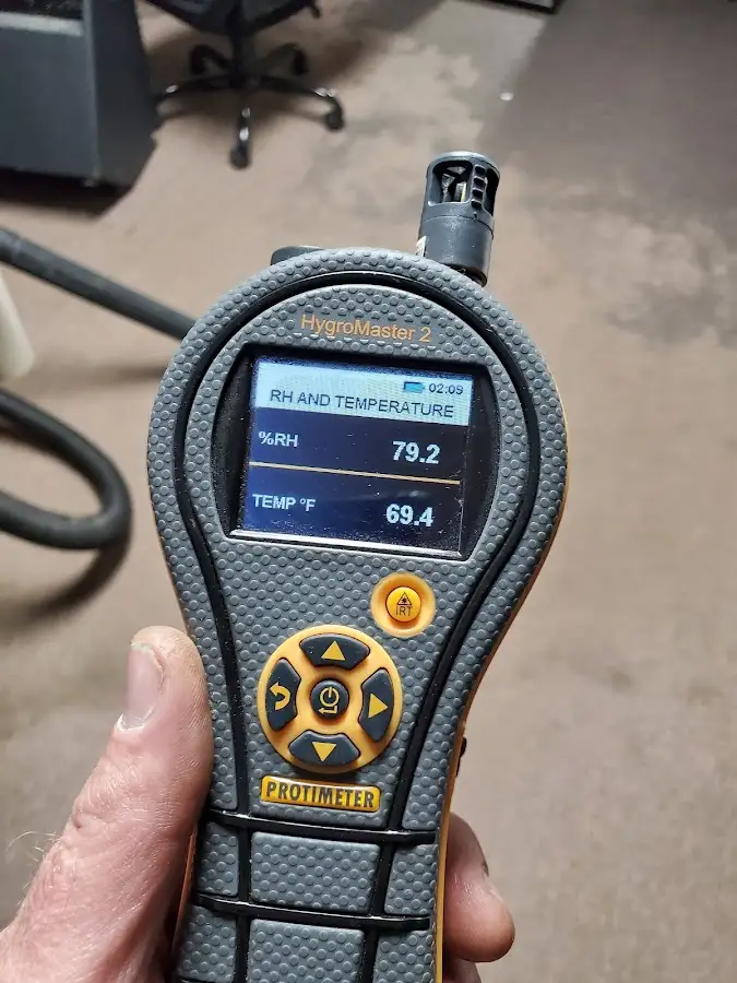 Moisture meter humidity assessment for Fire & Smoke Damage Restoration in Wayne